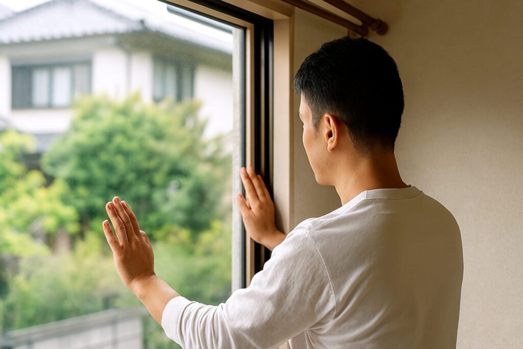 内窓はめ殺しの基本構造と設置状況