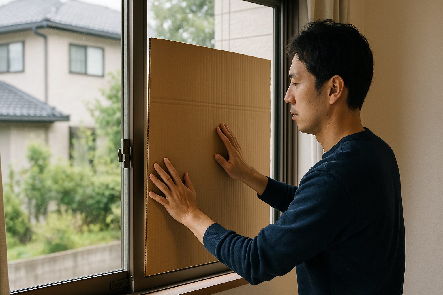 窓のダンボール断熱で電気代を節約｜初心者でも簡単にできる方法