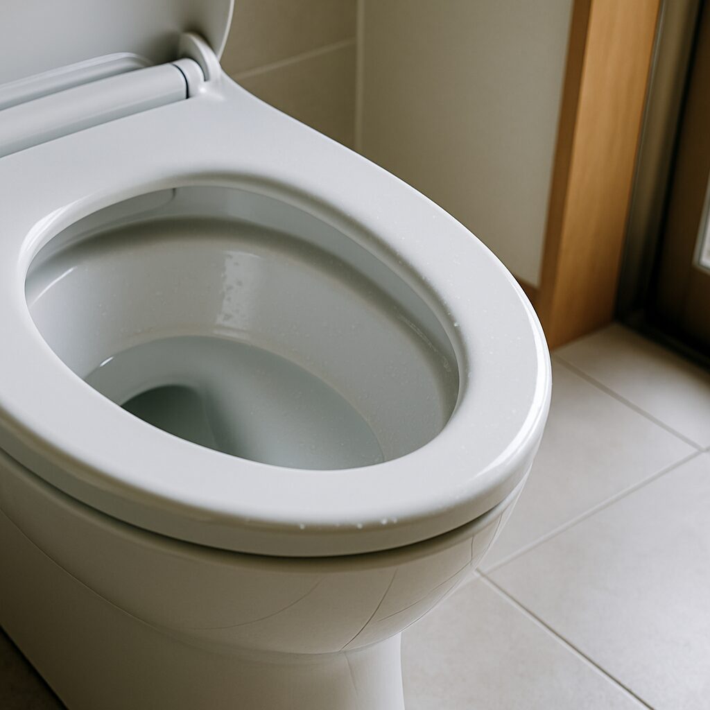 アクアセラミック後悔の水垢が残る便器