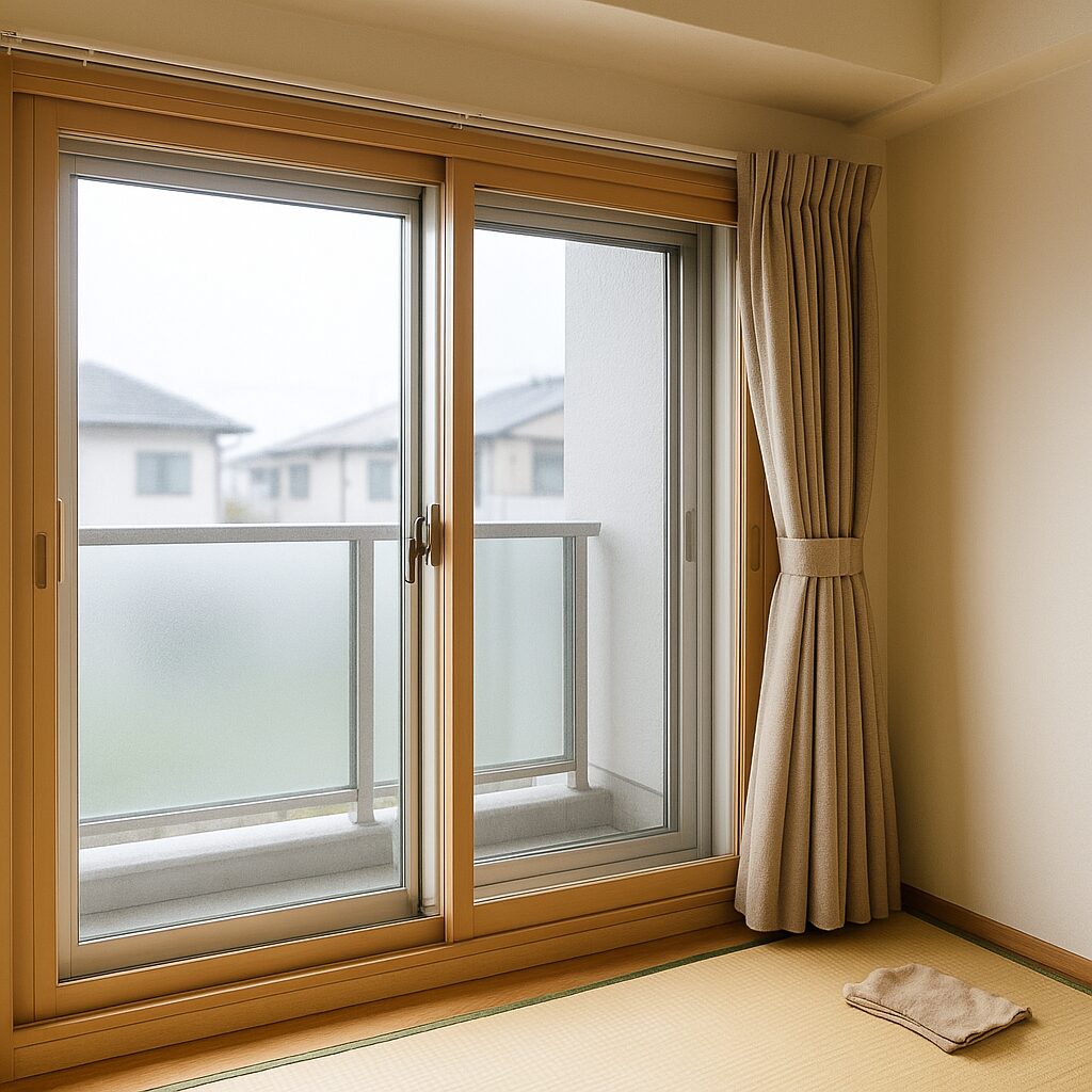 二重窓後悔ブログの内窓とカーテン