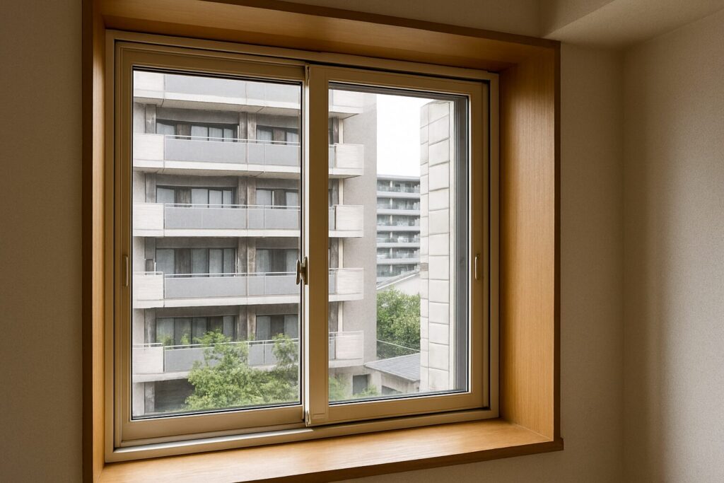 マンションの内窓に使うふかし枠の仕組みと設置例