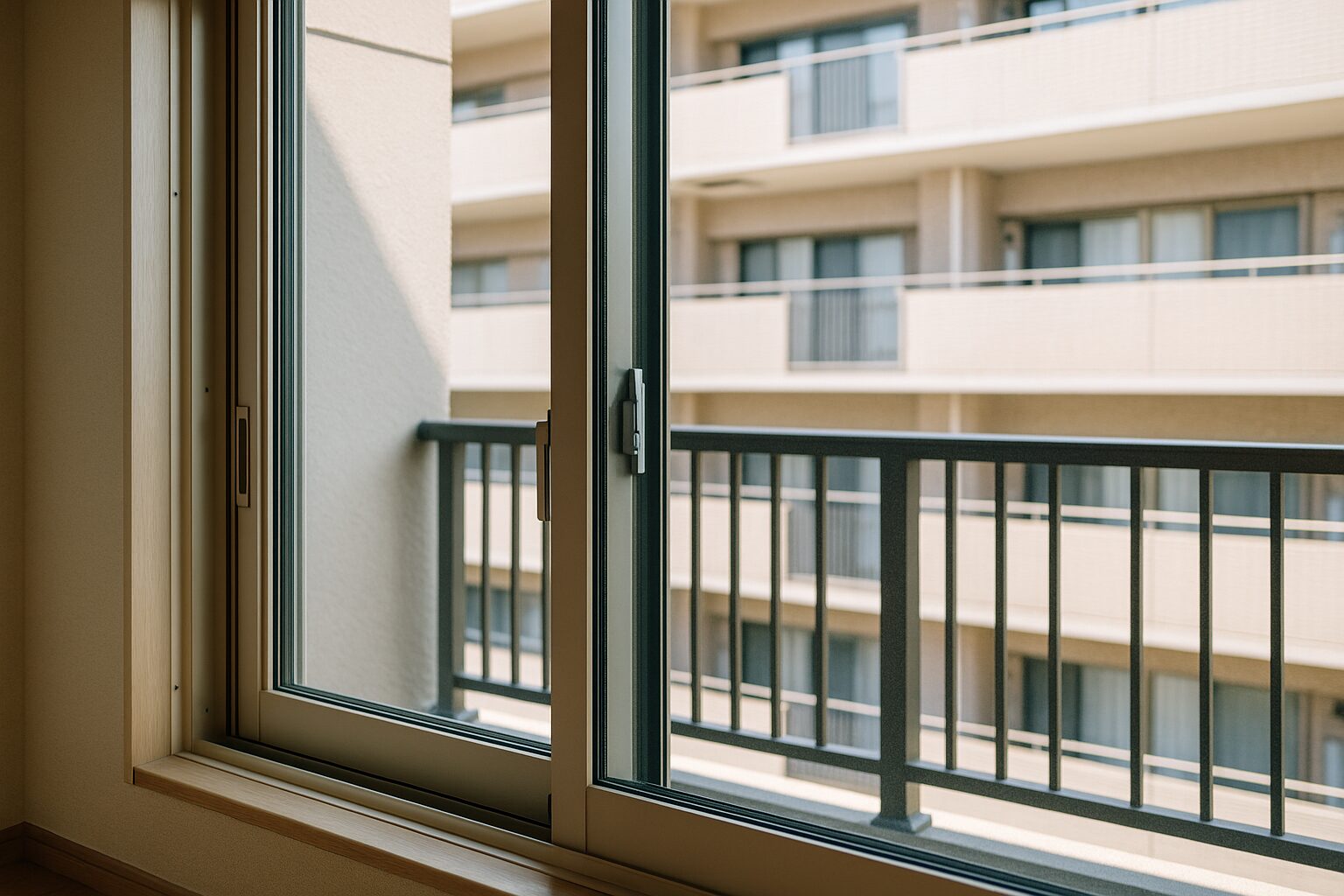 代替テキスト（1枚目）: 二重窓 マンション 許可 室内の窓辺