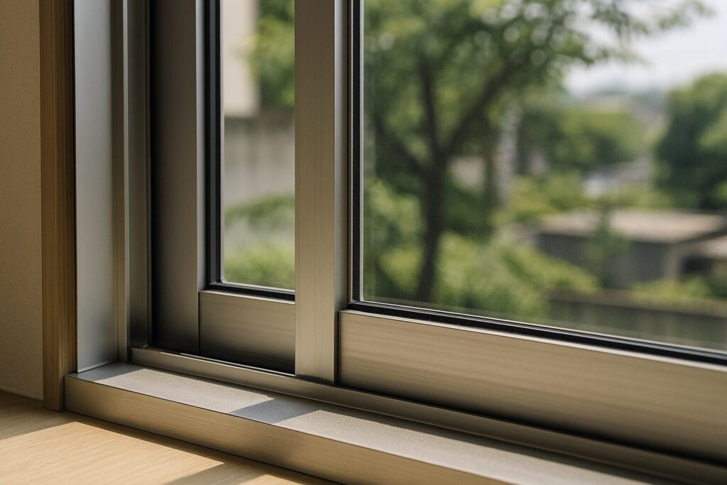 サッシ構造図の基本を理解するための窓周りの参考写真