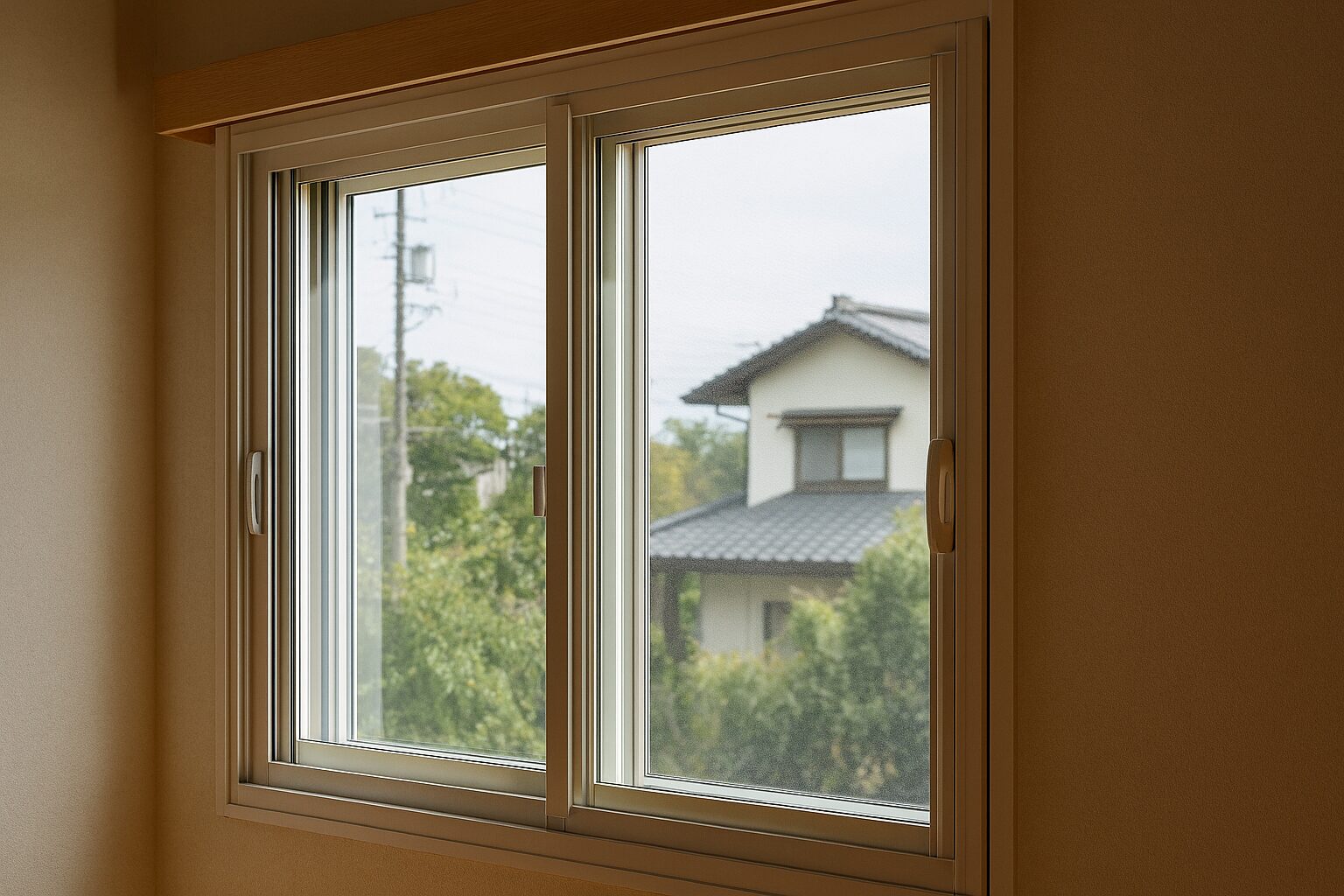 カバー工法で内窓を比較する構図