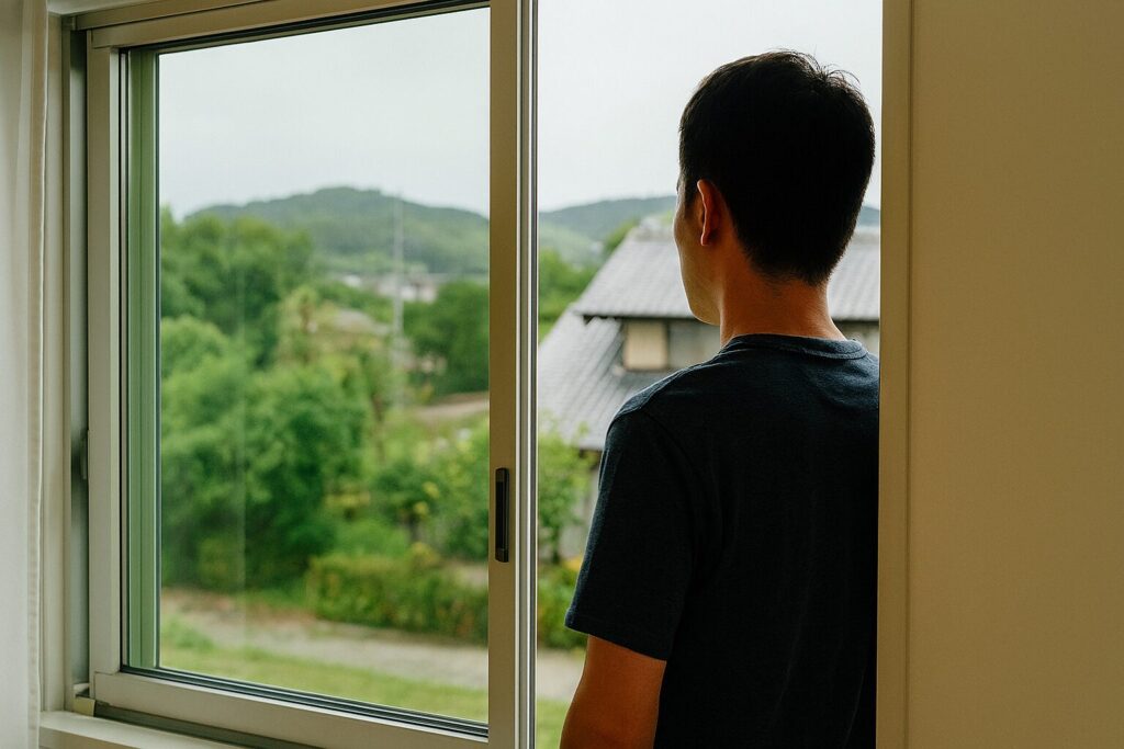 サッシ額縁の構造と種類をわかりやすく示した住宅窓まわりの解説図