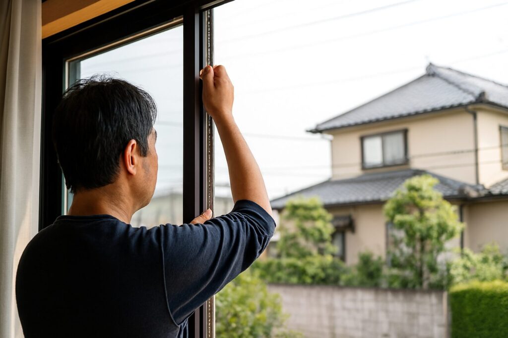 サッシ開口寸法の確認に役立つ参考写真