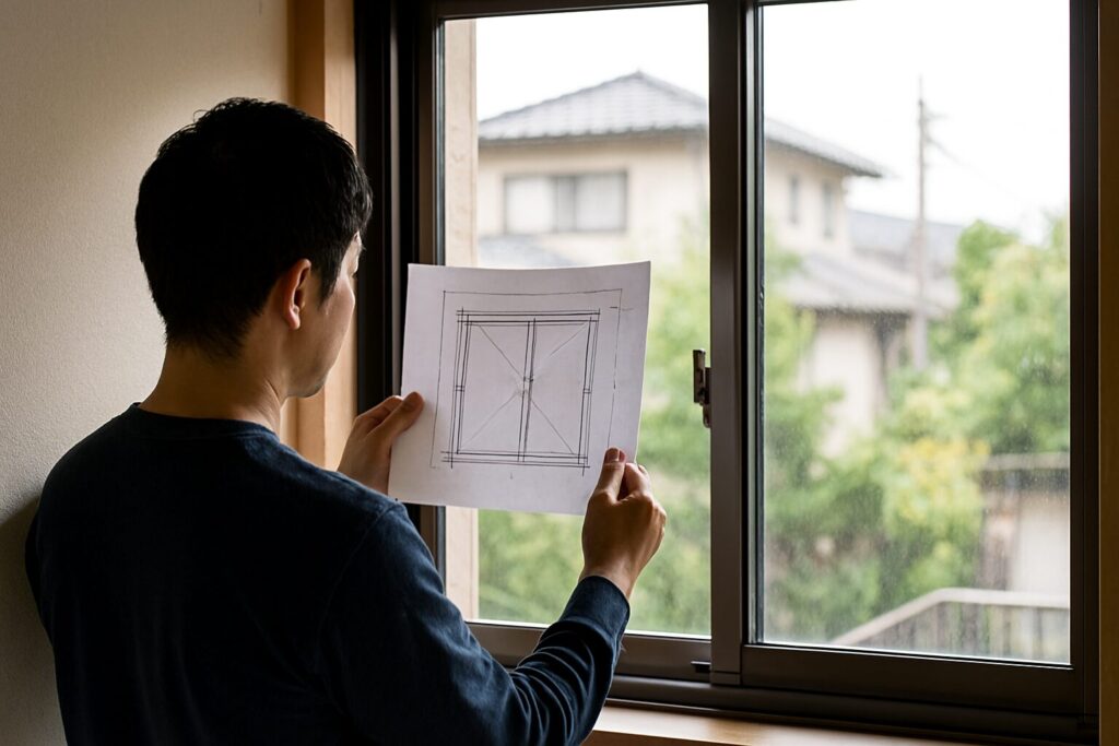 窓図面の理解に関わる解説用イメージ