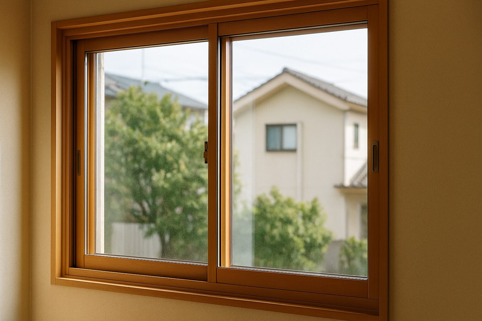 内窓グレードssの木枠と自然光