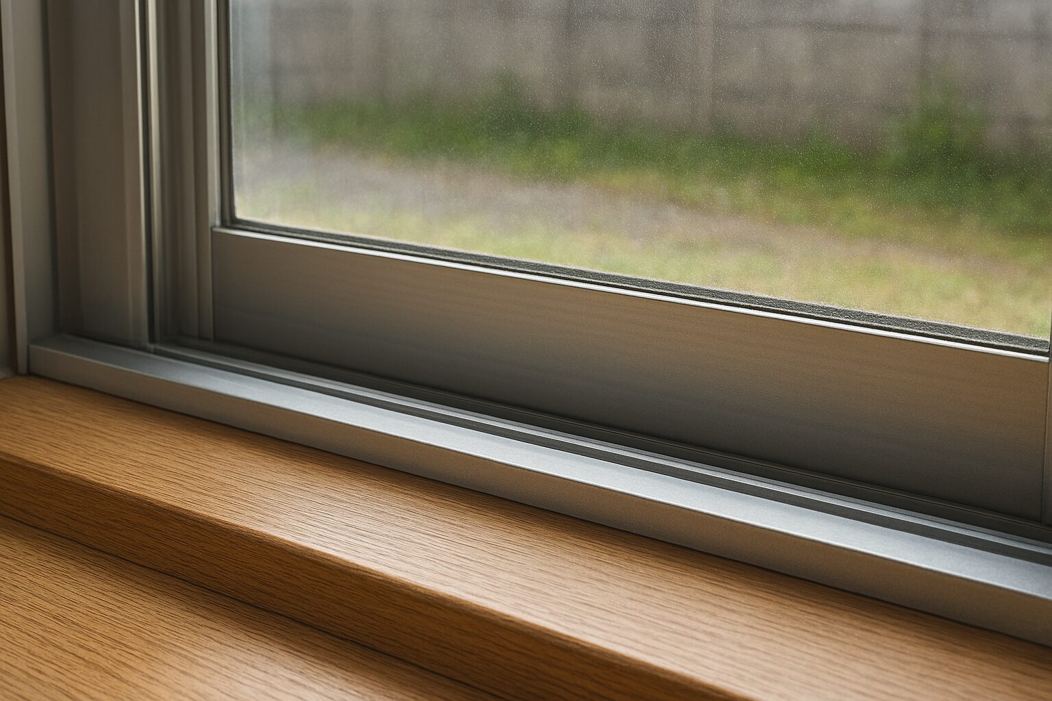 窓の下の部分名称を示す木枠