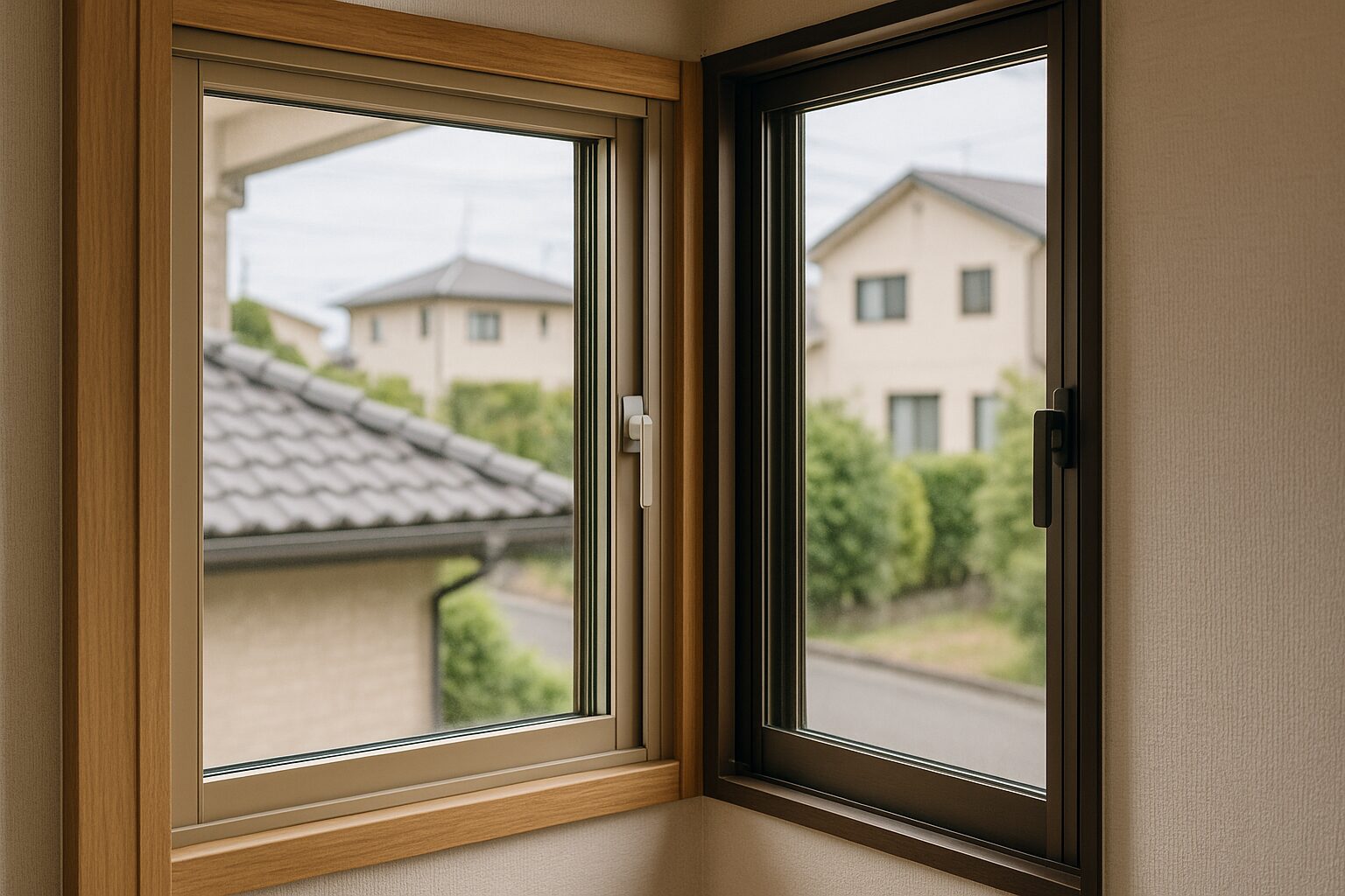 内窓と窓交換の違いがわかる室内の窓枠構造