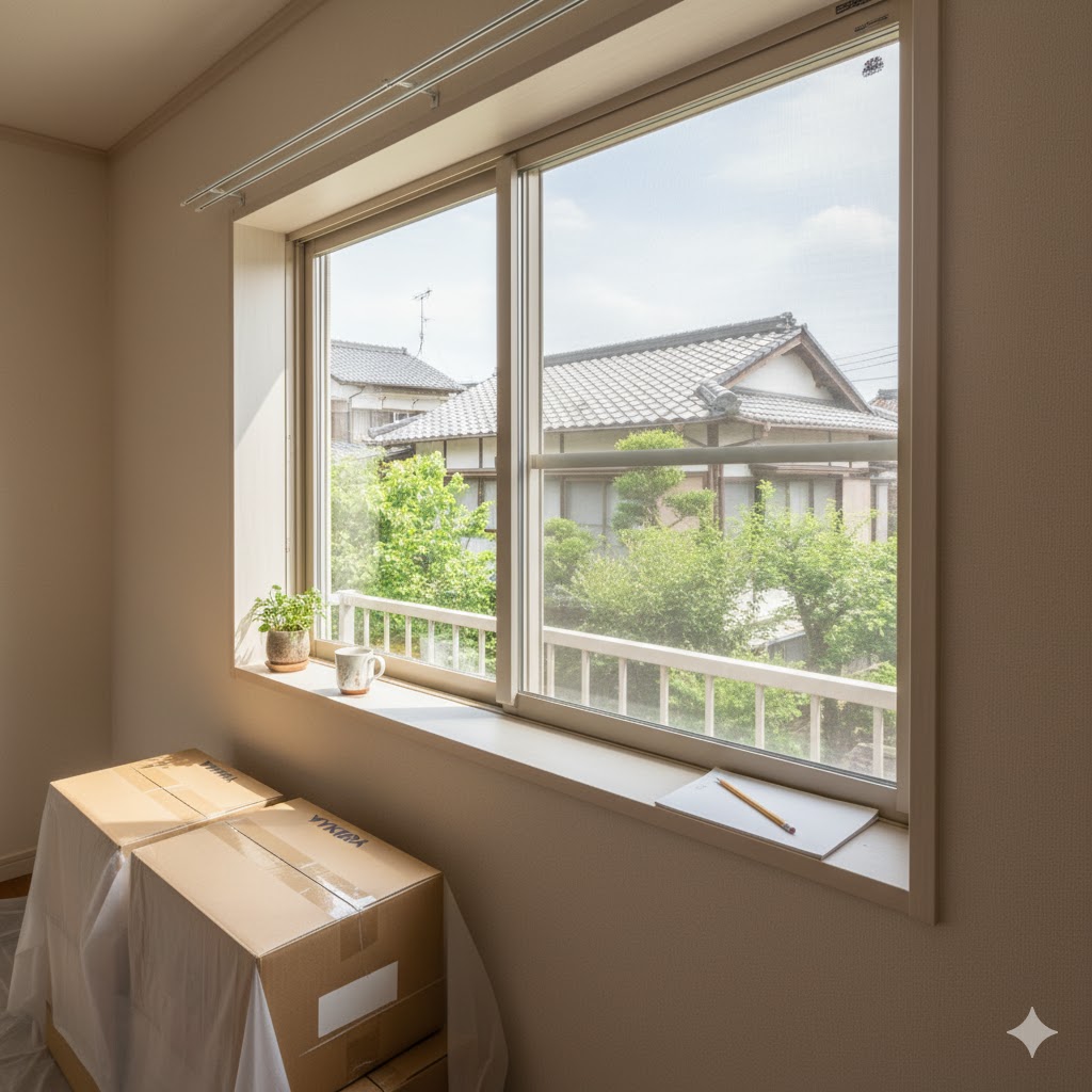 YKK内窓の施工と納期確認フロー