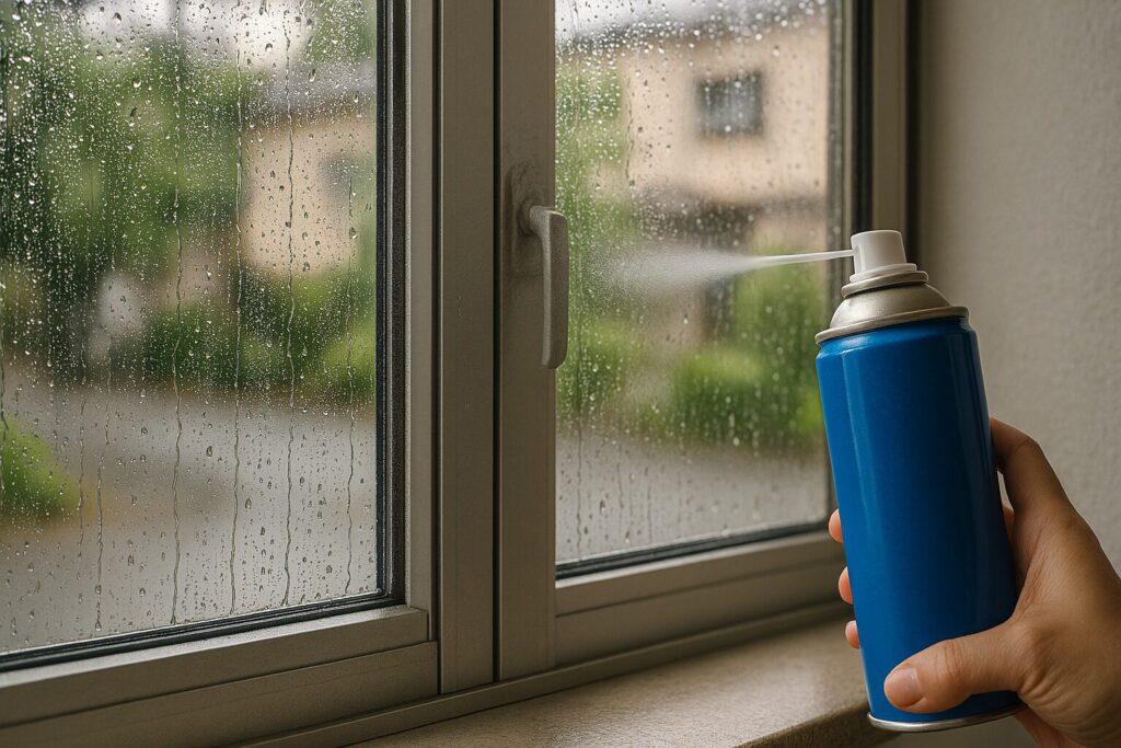 サッシの音対策用スプレーの例