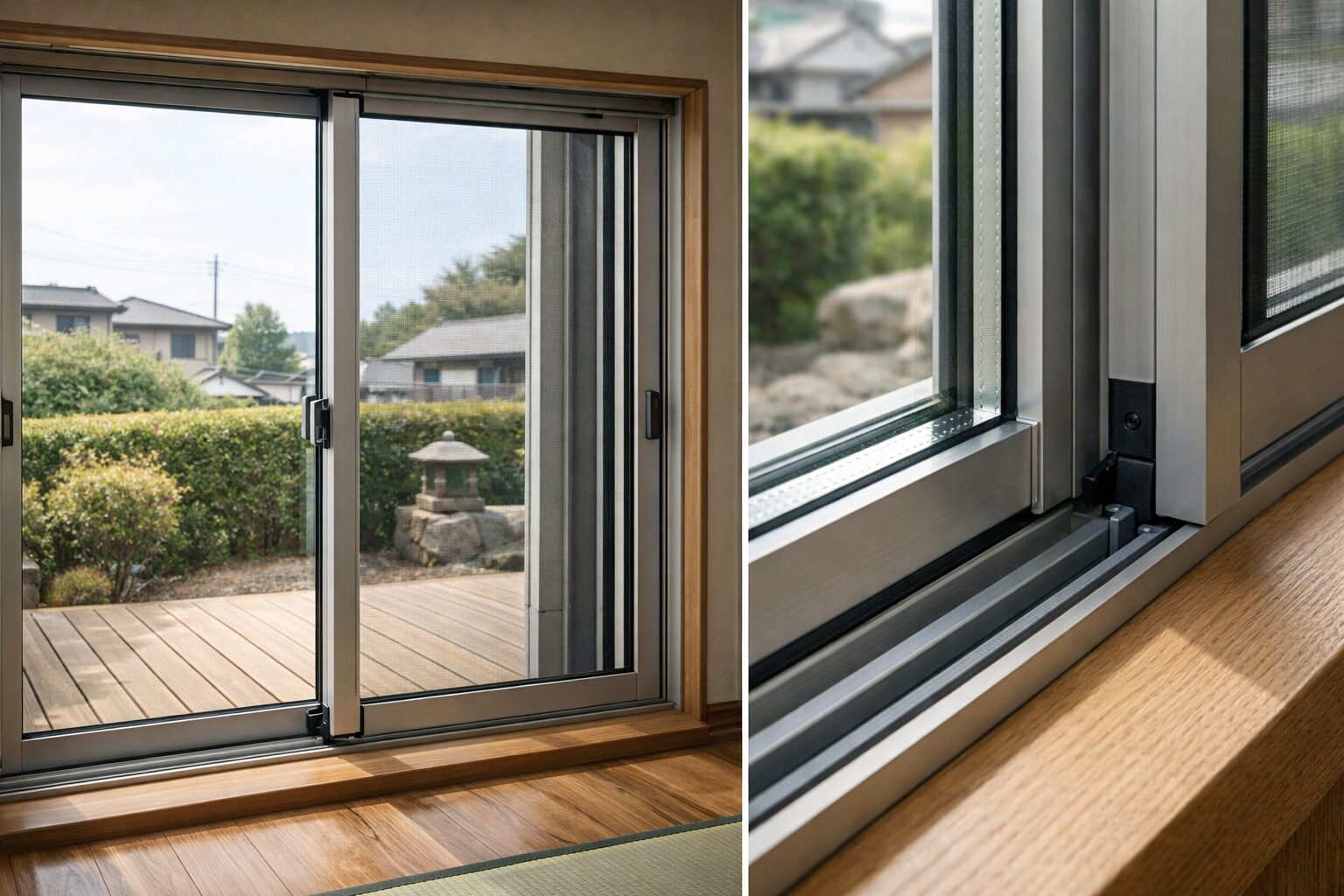 サッシ呼称の構造を示す要点