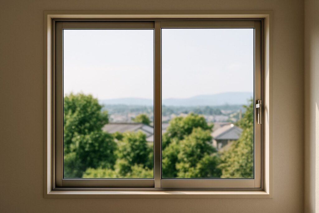 窓寸法規格の違いを示す構造例