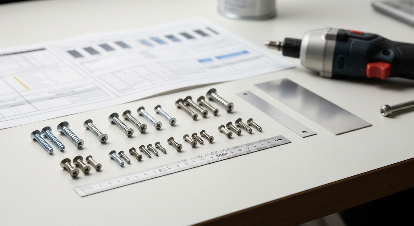 薄い鉄板へのビス止めと厚み別選び方