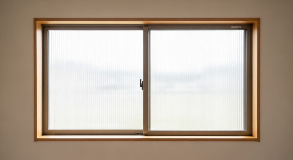 プラダンで作る二重窓の設置例