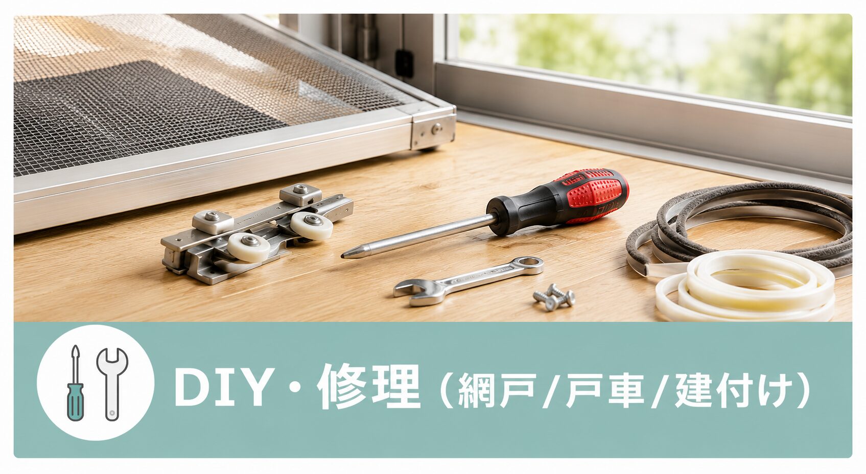 DIY・修理（網戸/戸車/建付け）
