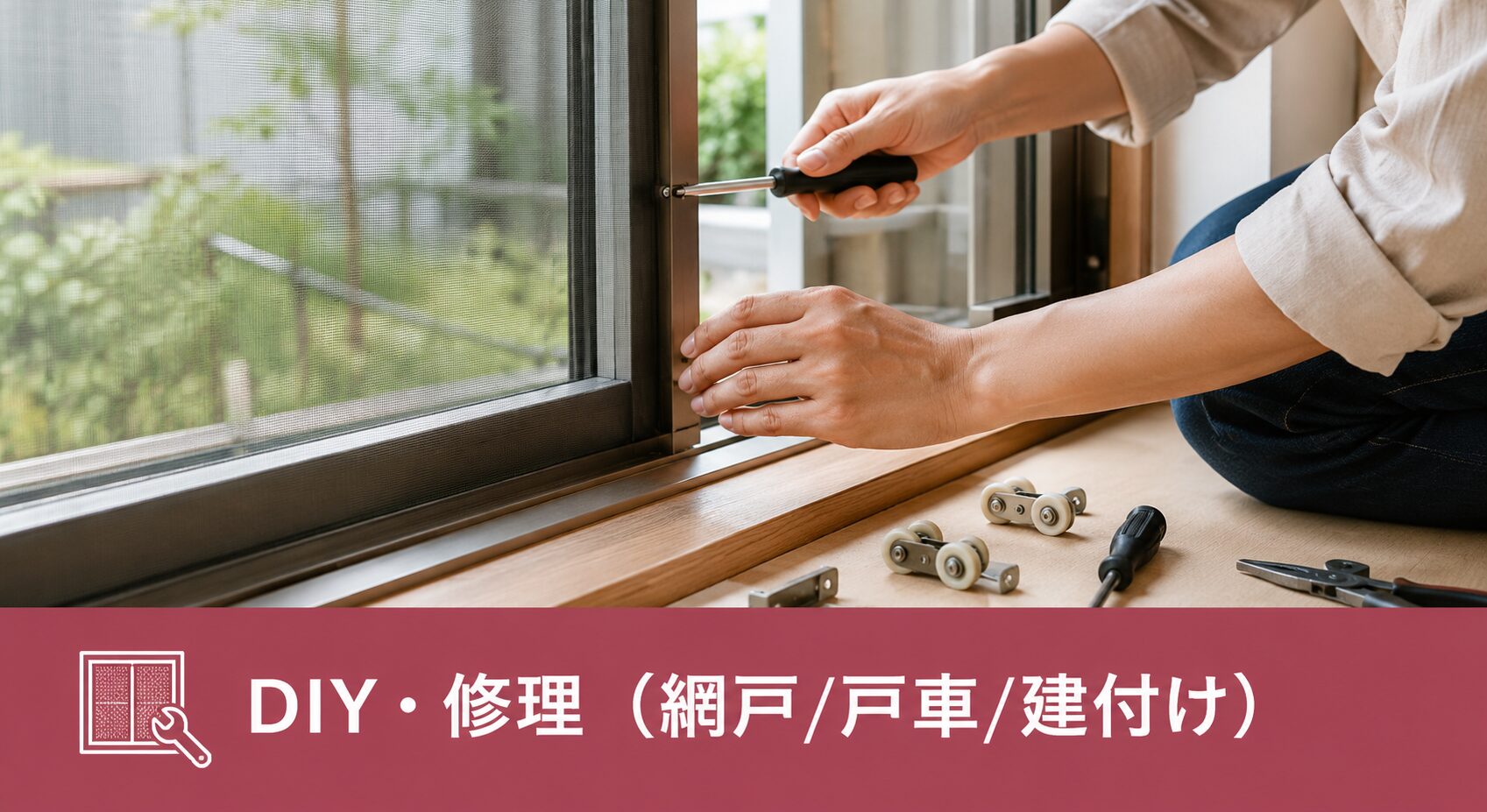 DIY・修理（網戸/戸車/建付け）