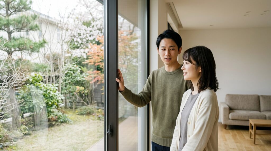 YKKトリプルガラス価格の目安について住まいの快適性や窓選びを相談する様子を表すイメージ画像