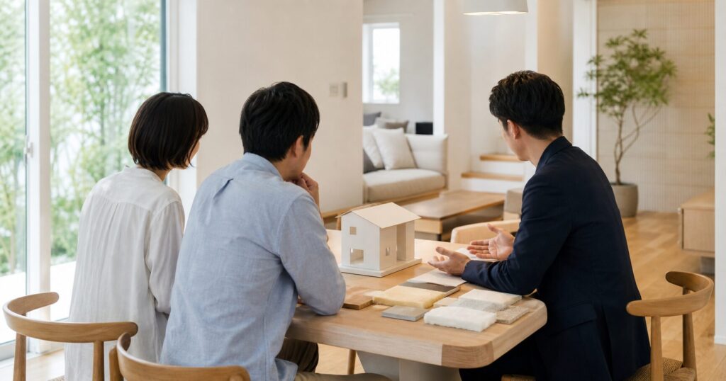 トヨタホームの断熱オプションや窓・ガラス・サッシの性能による住まいの快適性や断熱性の違いを表すイメージ画像